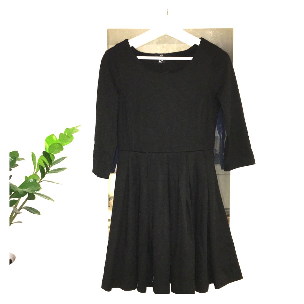Flared Black Dress